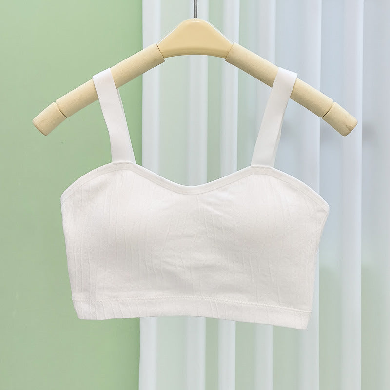 Popular hot girls beauty vest detachable with chest pad wrap sports shockproof bra
