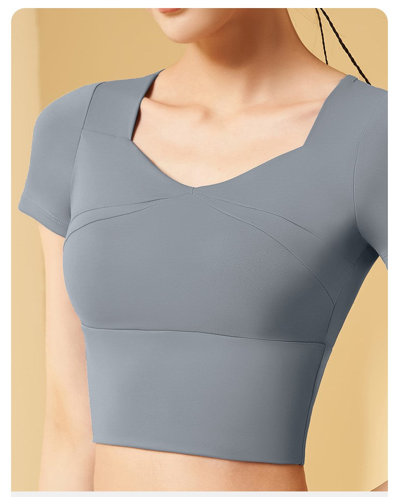 Zuruwears Stylish Gym Wear Yoga Wear Sports two pieces Set With Removal Pad