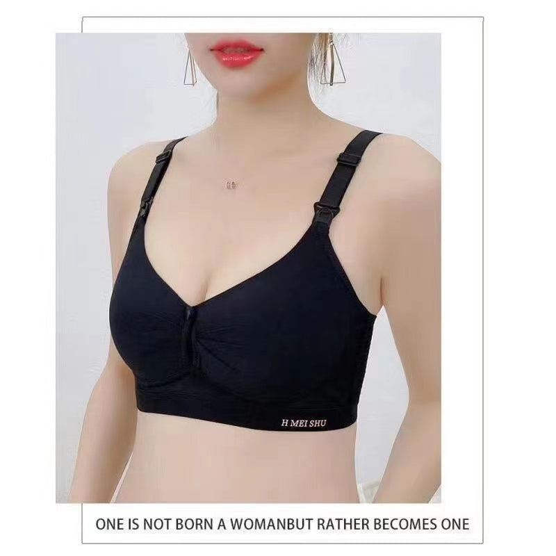 Nursing Adjustable brestfeeding bra , four layer leck proof parturient , nursing bra