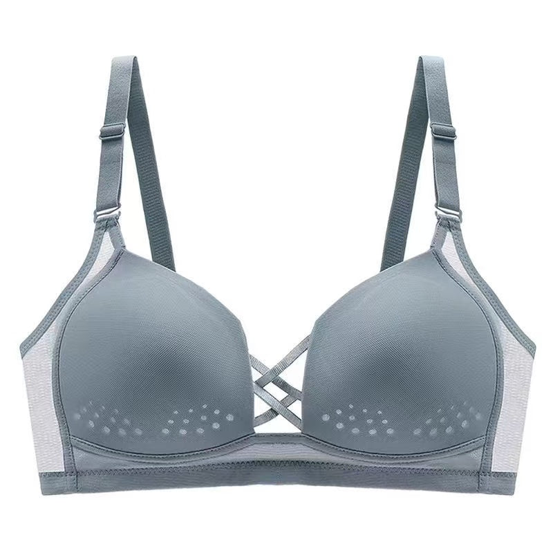 Zuruwears Ultra-Thin Hole Cup Wirefree Breathable Bra