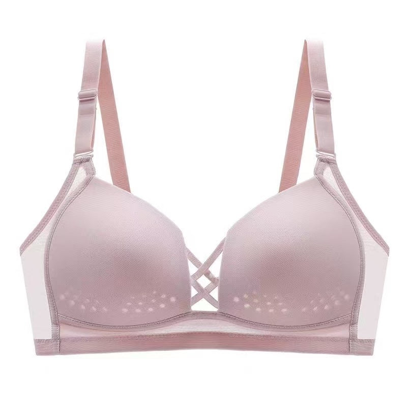 Zuruwears Ultra-Thin Hole Cup Wirefree Breathable Bra