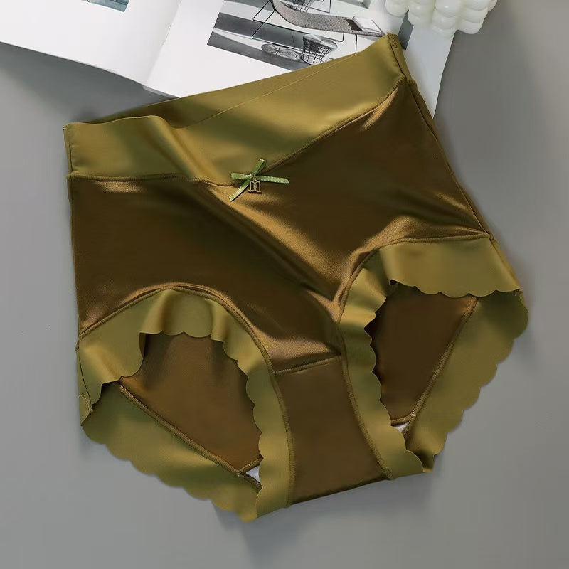 Zuruwears Mid-high waist belly-control panty seamless antibacterial crotch sexy breathable luxury triangle panty women