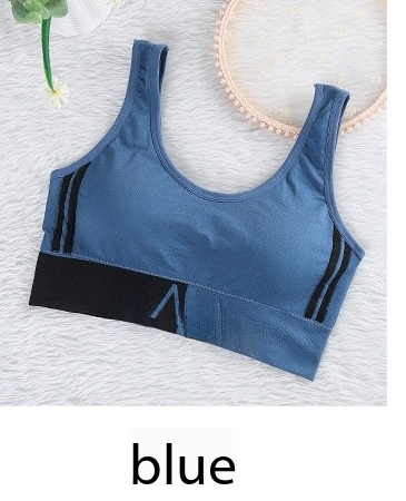 every day bra detachable soft fabric chest pad wrap teenager bra