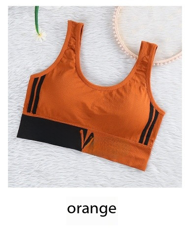 every day bra detachable soft fabric chest pad wrap teenager bra