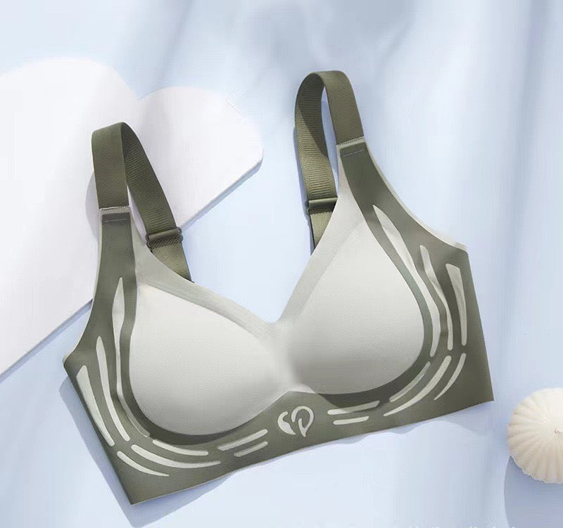 wireless bra ,Seamless Bra anti sagging bra with full coverage ,comfy and breathable fabric no running cup bra for lift suppoting bra