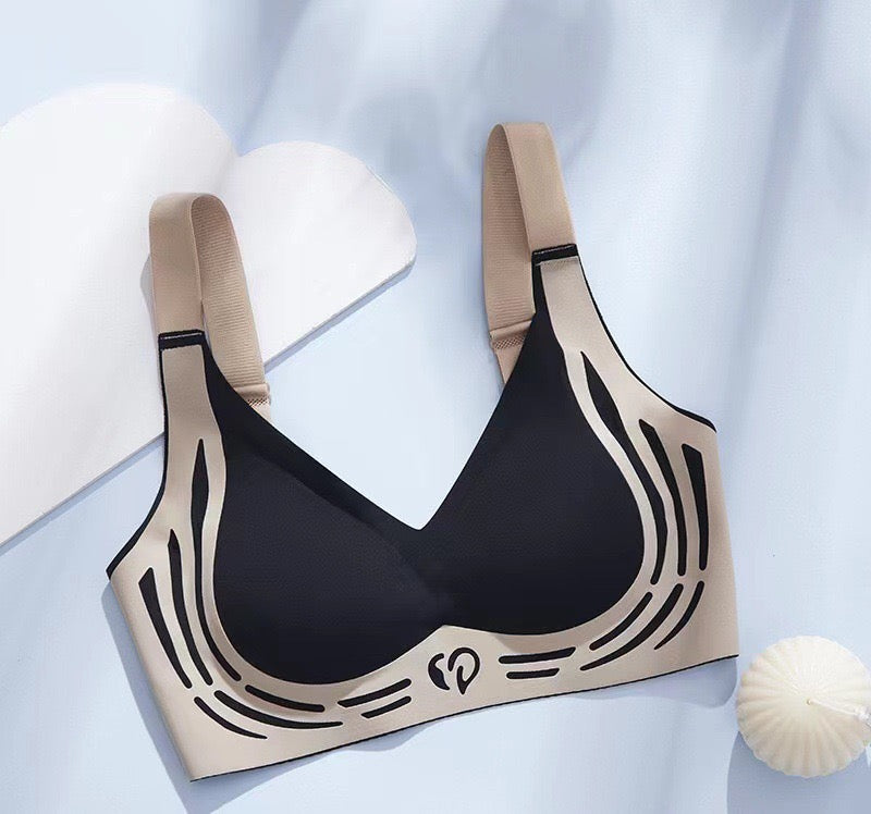 wireless bra ,Seamless Bra anti sagging bra with full coverage ,comfy and breathable fabric no running cup bra for lift suppoting bra