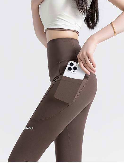 High Waist Slim Yoga Gym Exercise Legging and Stocking Model ZEROSENSE With Pocket