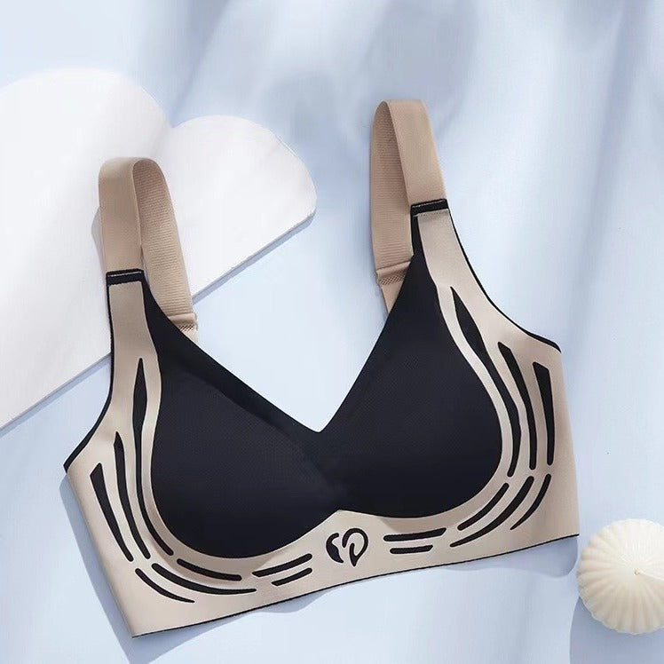 wireless bra ,Seamless Bra anti sagging bra with full coverage ,comfy and breathable fabric no running cup bra for lift suppoting bra