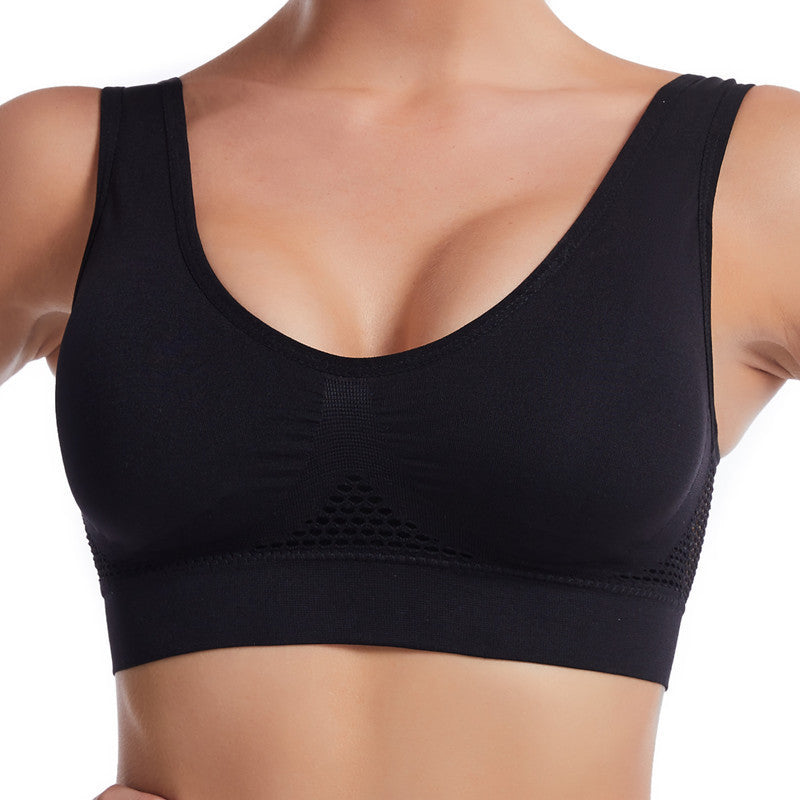 sport bra yoga sports bra hollow thin beauty back bra underwireless breathable sports bra