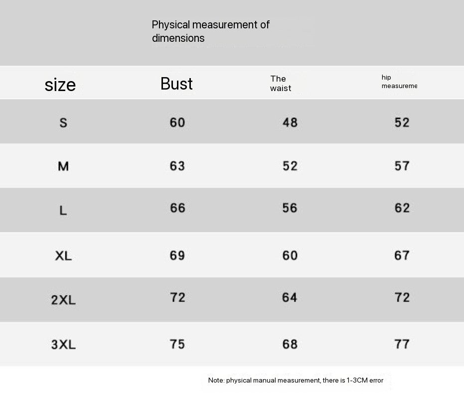 SIZE CHART ZURU WEARS